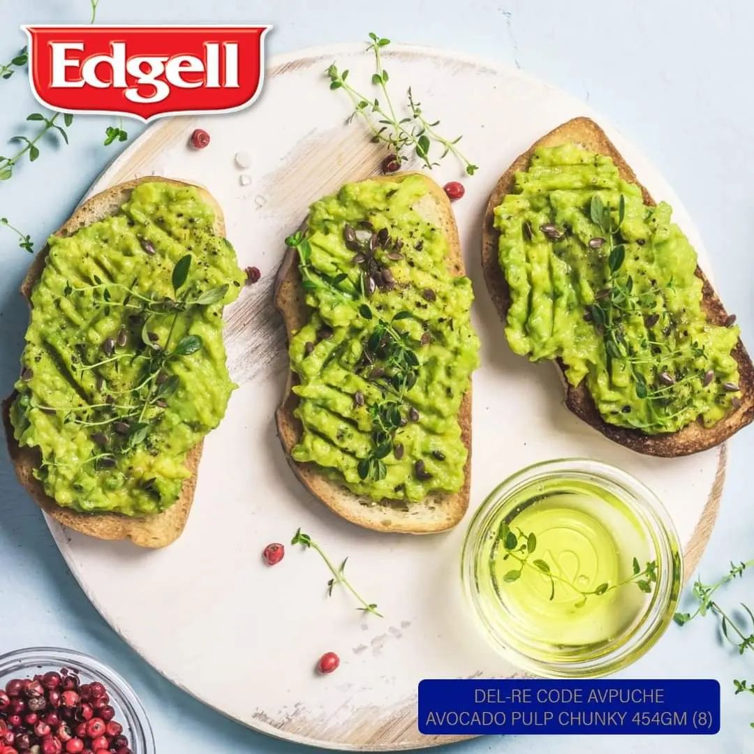 Made from 100% hand-picked Hass Avocados, Edgell Chunky Avocado Pulp is gluten free, dairy free, preservative free and suitable for vegans, and naturally made using cold pasteurisation technology. 🥑💚

This product is currently on promotion!

If you would like any further information regarding these products please contact your Del-Re Sales Representative or our Customer Service Team on 03 9307 4200

To view our Monthly Brochure please click on the below link:
https://delrenational.com.au/brochures/

#delrenational #delrenationalfoodgroup #foodservice #familyowned