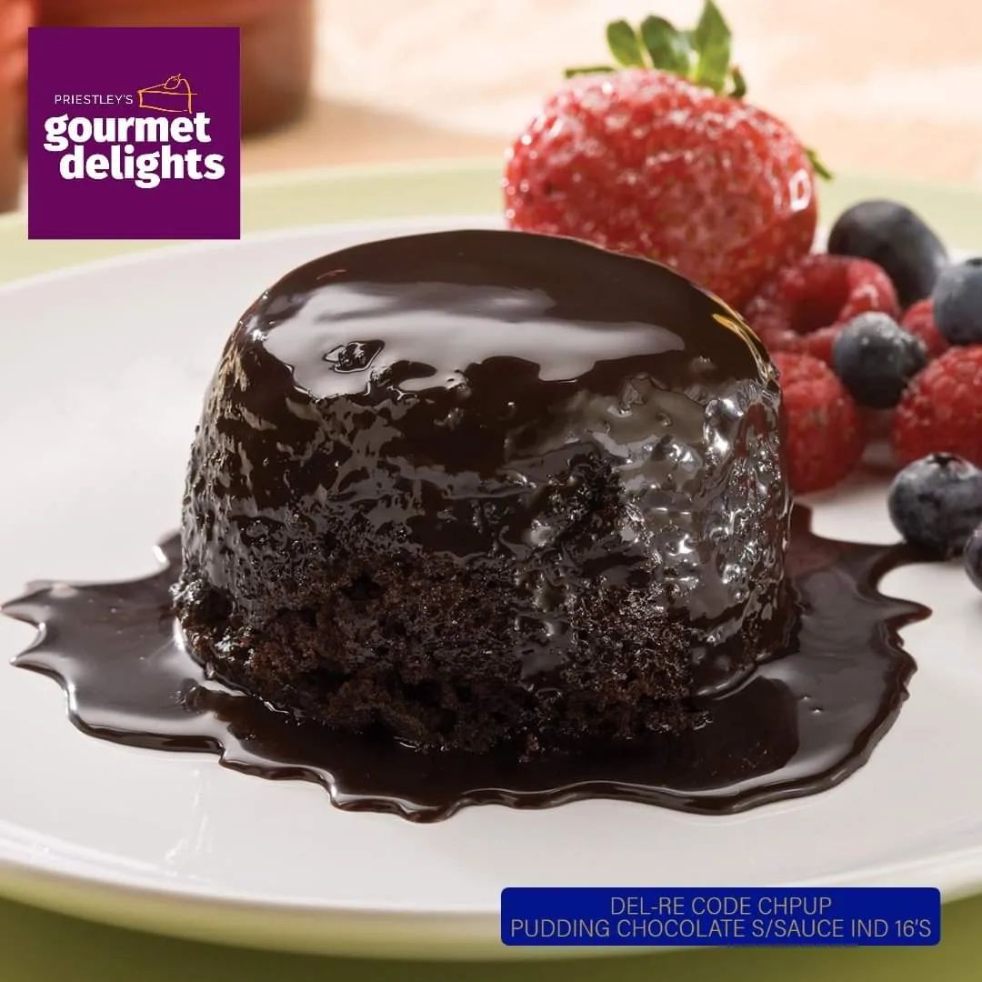 One for the chocolate lovers, a @priestleysgourmetdelights chocolate pudding with a self saucing chocolate sauce.

Do you love your chocolate pudding with cream or ice cream? 

This product and so many more Priestley's products are currently on promotion!

If you would like any further information regarding these products please contact your Del-Re Sales Representative or our Customer Service Team on 03 9307 4200

To view our Monthly Brochure please click on the below link:
https://delrenational.com.au/brochures/

#delrenational #delrenationalfoodgroup #foodservice #familyowned